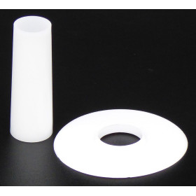 Couvre tige et anti poussière Seimitsu LS-CD - Blanc  - 1