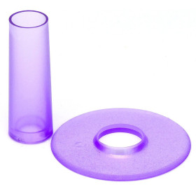 Couvre tige et anti poussière Seimitsu LS-CD - Transparent Violet  - 1