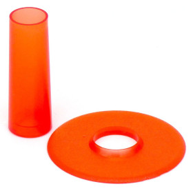 Couvre tige et anti poussière Seimitsu LS-CD - Transparent Rouge  - 1