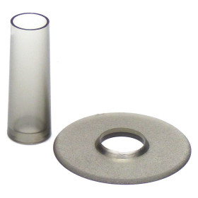 Couvre tige et anti poussière Seimitsu LS-CD - Transparent Gris smoke  - 1