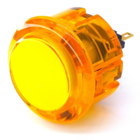 Bouton Seimitsu Transparent PS-14-K - Jaune  - 1