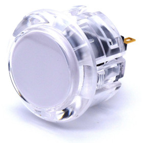 Bouton Seimitsu Transparent PS-14-K - Blanc  - 1