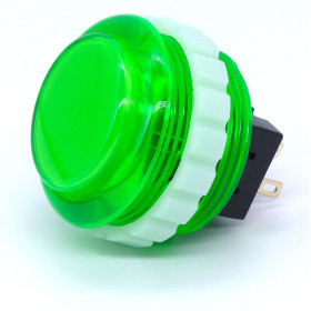 Bouton Seimitsu Transparent PS-14-KN - Vert  - 1