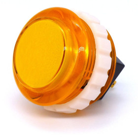 Bouton Seimitsu Transparent PS-14-KN - Jaune  - 1