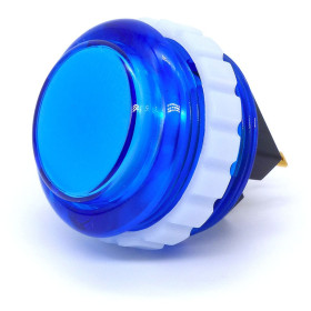 Bouton Seimitsu Transparent PS-14-KN - Bleu  - 1