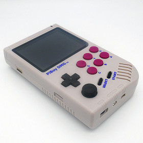 Console Portable Piboy blanche avec Pi 4 2gb - gâchettes blanches - sortie Mini HDMI  - 1