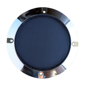 BON PLAN Grille Haut-Parleur 120mm - Chrome - Défaut peinture  - 1
