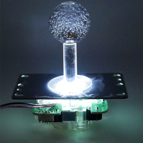 Joystick Lumineux avec guide octogonal - Blanc  - 1