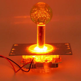 Joystick Lumineux avec guide octogonal - Jaune  - 1