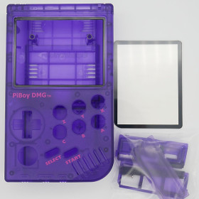 Boitier Piboy DMG - Mauve Transparent  - 1