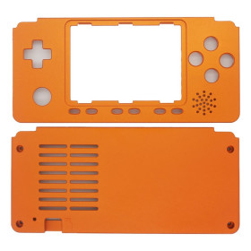 Boitier aluminium pour Odroïd Go Advance Black Edition - Orange  - 1
