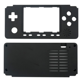 Boitier aluminium pour Odroïd Go Advance Black Edition - Noir Mat  - 1