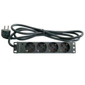 Bloc multiprise rackable 4 prises  - 1