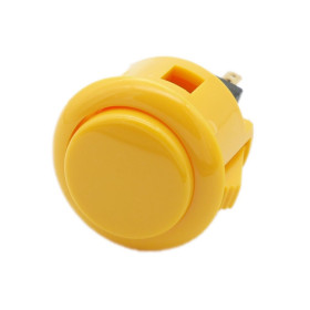 Bouton Sanwa OBSF-24 - Jaune  - 1